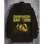 levne 3D sporty a hry pro chlapce-Chlapecká ležérní mikina s kapucí a vtipným abstraktním potiskem tung tung tung saur, dlouhý rukáv, jaro, podzim, móda, streetwear, děti 4-12 let, s kapucí, outdoor, ležérní, denně, regular střih