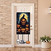 お買い得  ハロウィン壁タペストリー-ハロウィンの旗 ゴースト柄の旗 - 屋外用のクリエイティブなホリデーガーデンフラッグ、ハロウィン用の小さなガーデンフラッグ