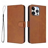 economico Cover per iPhone-telefono Custodia Per iPhone 16 Pro Max Plus iPhone 16 iPhone 16 Plus iPhone 16 Pro iPhone 15 iPhone 15 14 Pro Max Plus Custodia Portafoglio con Supporto Protezione Completa Con Cinturino da Polso