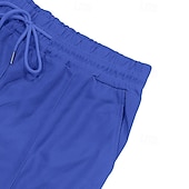 economico T-shirt set da uomo-Per uomo Camicia a nido d&#039;ape Completi T-shirt Outfit 2 pezzi Maglietta e pantaloncini Manica Corta Scollo a V Estate Semplice Moda Casual Allacciato 2 Pezzi Vacanza Abbigliamento quotidiano Uscire