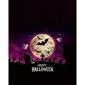 levne Dívčí halloweenské kostýmy-předvečer Všech svatých Girls &#039; 3D Zvíře Dýně Šaty Dlouhý rukáv Léto Jaro Dovolená Denní Princeznovské Krásná Sladký Děti 4-12 let Volnočasové šaty Áčkové šaty Délka ke kolenům Běžný