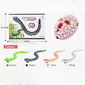 abordables Cadeaux-Jouet réaliste de serpent télécommandé, cobra électrique, cafard, araignée, jouet effrayant et amusant pour enfants, nouveauté, animal interactif télécommandé