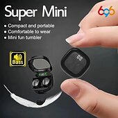 baratos Auscultadores TWS True Wireless-696 MINI01 Fone de ouvido sem fio True TWS No ouvido Bluetooth 5.3 Estéreo O som ao Redor Microfone Embutido para Apple Samsung Huawei Xiaomi MI Treino de Ginástica Esqui Acampar e Caminhar Negócios
