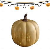 billige Halloween innendørs-blinkende lys gresskar stjerneklar natt gresskar LED stilig glødende gresskarlykt dekorasjon ideell for innendørs utendørs hjem soverom bad og gang dekor
