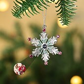 halpa joulu-henkilökohtainen jouluvalokuva lumihiutaleprojektiokoriste mukautettu kuva muistolahjariipus joulukuusi roikkuukoriste, joululahja hänelle/hänelle/perheelle