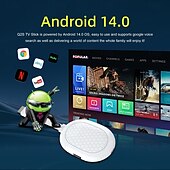 baratos Boxes de TV-Fábrica diretamente Android 14 Allwinner H313 TV Stick Mortal Q2S Dongle Suporte YouTube Google WiFi6 BT5.0 8K Controle Remoto de Voz TV Box