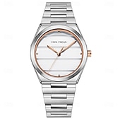 levne Quartz hodinky-MINI FOCUS Dámské Křemenný Módní Obchodní Wristwatch VODĚODOLNÝ Světový čas Ozdoby Nerez Hodinky
