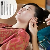 levne Osobní péče a zdraví-Sada sběračů ušního mazu z nerezové oceli, sada nástrojů pro odstraňování ušního mazu pro čištění uší, masáž a odstraňování ušního mazu, bezpečné a odolné příslušenství pro osobní hygienu