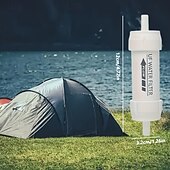economico Attrezzatura da Campeggio-Filtro per acqua portatile da sopravvivenza all&#039;aperto, per campeggio, escursionismo e purificazione della natura selvaggia, 1 pezzo