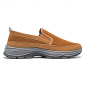 Недорогие Туфли-слипоны для повседневной носки-мужские кроссовки с мягкой подошвой, легкие повседневные мокасины для путешествий, работы и повседневного комфорта