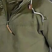 abordables sweats à capuche basiques pour hommes-Homme Sweat à capuche Sweat à capuche quart zippé Sweat à capuche tactique militaire Noir Vert Véronèse bleu marine Chameau À capuche Uni Poche Avant Quart de zip Sport &amp; Loisir Occasionnel Quotidien