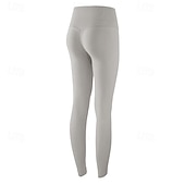 abordables Leggings y mallas de yoga-Mujer Leggings Capri Mallas Leggings de Yoga Control de barriga Alta cintura Gimnasio Rutina de ejercicio De Deporte Prendas de abajo Color sólido Negro Blanco Azul Otoño Deportes Ropa de Deporte