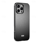 olcso iPhone-tokok-telefon Ügy Kompatibilitás Apple AirTag iPhone 16 Pro Max iPhone 15 14 Pro Max Fekete tok Leválasztható Mágneses Ütésálló PC Fém