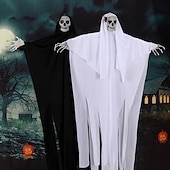 voordelige Buiten Decor-2 Pack Halloween Hanging Skeleton Ghosts Decorations, Grim Reapers for Halloween Outdoor Decorations, Halloweens Skeleton Flying Ghost, Haunted Haunted House Prop, Party Decor