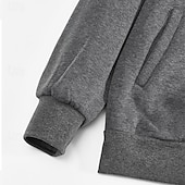 tanie Casualowe kurtki-Męskie Kurtka zimowa Kurtka polarowa Zwykła kurtka Kurtka uniwersytecka Urlop Codzienny Keep Warm Kieszeń Polar Jesień Zima Równina Moda Moda miejska Kołnierz stawiany Regularny Czarny Czerwony