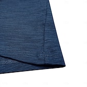 economico Maglietta casual Henley-Per uomo Maglietta Maglia Henley Camicia a Maniche Corte Manica Corta Semplice Vintage Designer Essenziale Cardigan con Bottoni Henley Vacanza Streetwear Casual Quotidiano Primavera &amp; Estate Nero