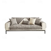 cheap Sofa Cover-Waterproof Antimicrobial Simple Chenille Fabric Anti-scratch Couch Cover