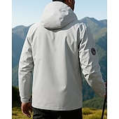 abordables Chaquetas impermeables-Hombre Cortavientos Chaqueta Chaqueta para senderismo Chaqueta rígida Al aire libre Impermeable Resistente al Viento Trajes de senderismo Ropa de senderismo Primavera Otoño Camiseta Camping