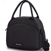 cheap Luggage &amp; Travel Storage-Lunch Bag for Women &amp; Men for Back to School, Office, Picnic, Hiking, Beach Large Capacity Insulated Lunch Tote with Shoulder Strap, Multi-Functional Thermal Bento Bag
