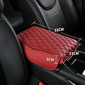 economico Organizzazione spazi-Bracciolo in memory foam per auto, cuscino per console centrale con tasca portaoggetti, porta telefono, scatola per fazzoletti, supporto per gomiti per il comfort di guida
