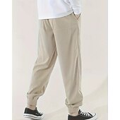 economico Pantaloni della tuta-Per uomo Pantaloni da tuta Joggers Pantaloni in velluto a coste Tasca Elastico in vita Coulisse Semplice Comodità Sport all&#039;Aperto Quotidiano Moda Casual Marrone Scuro Nero Micro-elastico