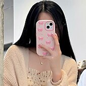 abordables Carcasas iPhone-teléfono Funda Para iPhone 16 Pro Max Plus iPhone 15 14 Pro Max Plus iPhone 13 Pro Max Funda Trasera Antigolpes Lazo Silicona