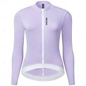 preiswerte Radtrikot Damen-WOSAWE Damen Radtrikot Downhill-Trikot Langarm Fahhrad Trainingsanzug Trikot Kompressionskleidung mit 3 Gesäßtaschen Mountainbike MTB Straßenradsport Reflektierende Streifen Rückentasche