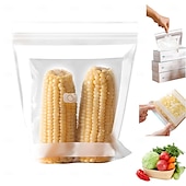 ieftine Depozitare de Bucătărie-Pungi de depozitare reutilizabile din folie de aluminiu pentru păstrarea prospețimii, de calitate alimentară, pentru fructe, legume, frigider, bucătărie &amp;depozitare în supermarketuri