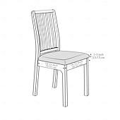 baratos Capa para Cadeira de Jantar-Capa protetora para assento de cadeira jacquard à prova d&#039;água de 1/4/6 peças, protetora de assento elástica e removível, capa antiderrapante e lavável para cadeiras de jantar, cozinha, escritório e