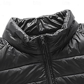 abordables Chaquetas acolchadas-Hombre Chaqueta acolchada Chaqueta de Invierno Al aire libre Térmico Templado Trajes de senderismo Ropa de senderismo Invierno Camiseta Camping / Senderismo / Espeleología Viaje Negro Borgoña Azul
