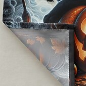 levne Halloween koupel-Halloweenský sprchový závěs s háčky, polyesterový, pratelný, voděodolný, vzorovaný, koupelnová vana, dekorace