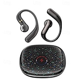 abordables Écouteurs Bluetooth sans fil-Nouveau casque Bluetooth à écran étoilé suspendu à l&#039;oreille, type sport, pas dans l&#039;oreille, casque Bluetooth sans fil OWS