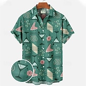 preiswerte Grafikbekleidung-Hawaii-Hemden Aloha-Hemd Bayerisch München Deutsch alpin Grafik für Herren Erwachsene 3D-Druck  für Karneval Oktoberfestbier Strand Urlaub Party