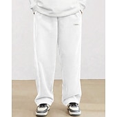 baratos calça casual-Homens Calças de Veludo Calças Calça casual Bolsos Cintura elástica Com Cordão Tecido Conforto Esportes Diário Moda Casual Preto Branco Micro-Elástica
