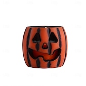 halpa Halloween sisätiloissa-1 kpl halloween-kurpitsan muotoinen led-elektroninen kynttilävalo sisä- ja ulkotiloihin juhla-makuuhuoneen ravintolan juhlava tunnelma koristevalo
