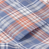 cheap Men's Dress Shirts-Men's Shirt Dress Shirt Collared Shirt Button Up Shirt Plaid / Striped / Chevron / Round Daily Wear Corporate Clothing White+khaki Pink Wine Navy Blue Long Sleeve Shirt Collar All Seasons Clothing