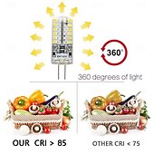 cheap LED Bi-pin Lights-10Pcs Dimmable G4 Led Bulb 2W 3W DC12V 3014SMD Silicone Lamp Warm white/White l 360 Degree Angle LED Light