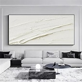 cheap Abstract Paintings-White abstract oil painting hand painted  white 3D wall art oil painting large abstract painting handmade  modern minimalist painting textured abstract oil painting wall art pattle knife morden art