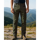 preiswerte Unterteile-Herren Cargohosen Wanderhosen Außen Normale Passform Wasserdicht Winddicht Leicht Unterteile Tasche Schwarz Grün Baumwolle Camping / Wandern Laufen S M L XL XXL