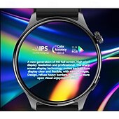 abordables Montres connectées-HD21 Montre intelligente 1.43 pouce Smartwatch Montre Connectée Bluetooth Minuterie Rappel d&#039;appel Moniteur de Fréquence Cardiaque Rappel sédentaire Trouver mon Appareil Compatible avec Android iOS