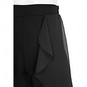 preiswerte Kleidung für lateinamerikanische Tänze-Damen Latein Tanzhose Tango Salsa Samba Tanzhose Rock fließende Hose Bauchtanzhose