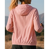 Недорогие Худи и свитшот-Жен. Куртка для бега Куртка для активного отдыха Карманы Полный почтовый индекс Длинный рукав Верхняя одежда Атлетический Осень Однотонный