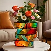 olcso Vázák és kosár-halmozott könyves virágcserép 3/4 rétegű könyvespolc virágtartó gyantából készült könyv alakú vázák beltéri és kültéri dekorációhoz ideális ajándék könyvbarátoknak, íróknak, tanároknak