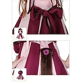 economico Costumi per bambine-Alice nel paese delle meraviglie Fiaba Gatto del Cheshire Vestito Costume Personaggi dei libri di fiabe Carino Cosplay di film for Ragazze Bambini Halloween Carnevale Giornata mondiale del libro