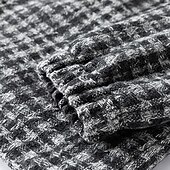 男性用 軽量ジャケット カジュアルジャケット バケーション 日常 保温 ポケット 秋 冬 チェック ファッション クラシック ラペル レギュラー ブラック カーキ色 グレー ジャケット お買い得  カジュアルジャケット-男性用 軽量ジャケット カジュアルジャケット バケーション 日常 保温 ポケット 秋 冬 チェック ファッション クラシック ラペル レギュラー ブラック カーキ色 グレー ジャケット