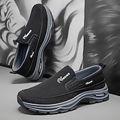 Недорогие Туфли-слипоны для повседневной носки-мужские кроссовки с мягкой подошвой, легкие повседневные мокасины для путешествий, работы и повседневного комфорта