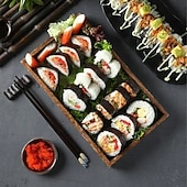 olcso Konyhai eszközök és kütyük-sushi forma háromrészes rizstekercs készítő konyhai eszköz hínár sushi rizsgolyók és kimbap készítéséhez, könnyen használható otthoni főzéshez
