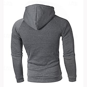 baratos hoodies básicos dos homens-Homens Moletom Moletons Waffle Moletom com capuz Quarter Zipper Hoodie Moletom Tático Preto Branco Vinho Azul Marinha Verde Com Capuz Tecido Bolsos Desportos e Ar livre Diário Streetwear Básico