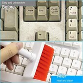 economico Prodotti per la pulizia-Kit di spazzole multifunzione 5 in 1 per la pulizia della tastiera, per auricolari, obiettivi della fotocamera, set di strumenti per la pulizia di dispositivi digitali e spazzole multiuso a setole