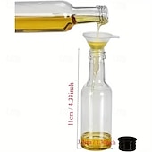 preiswerte Event &amp; Party Supplies-50 Stück Mini-Schnapsflaschen mit Trichter und Deckel, 50 ml/1,7 oz klare Plastikflaschen für Alkohol, Partygeschenke für Hochzeit, Geburtstag, Bierfest, Bar-Events